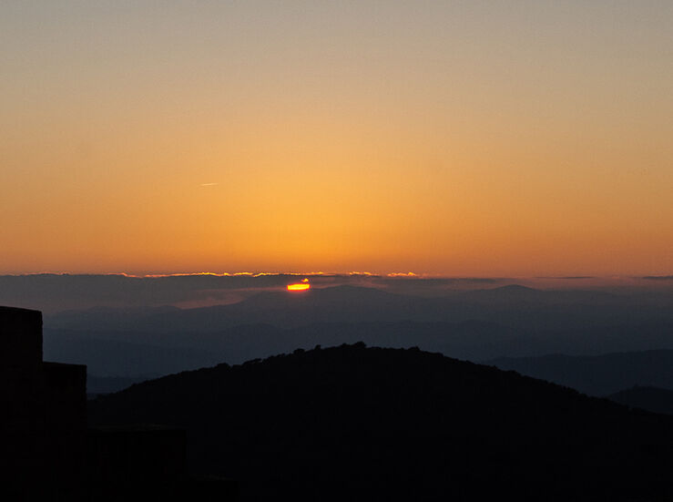 Una puesta de sol diferente