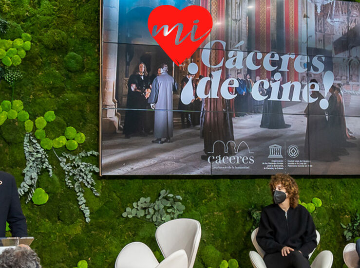 Cceres aprovecha el impacto de los rodajes para impulsar el turismo y promocionar la ciudad en FITUR
